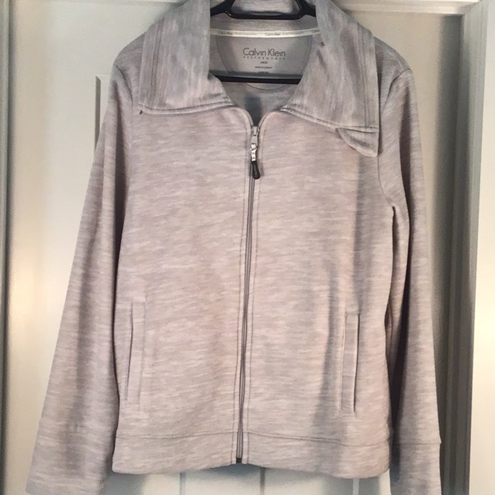 Calvin Klein Performance size L light gray sweatshirt